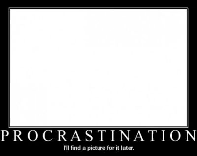 procrastination