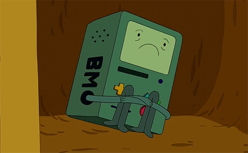 Adventure Time - BMO Rocking In Fear
